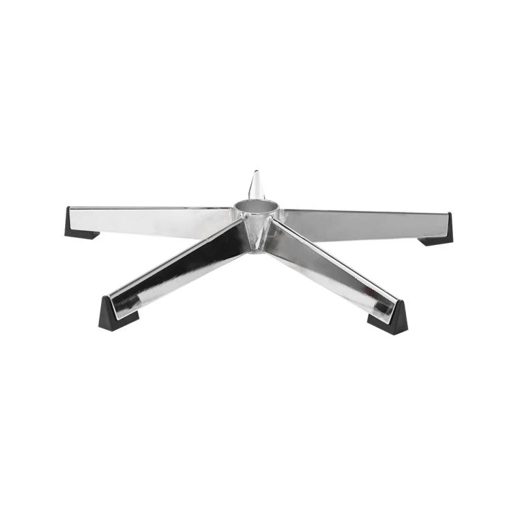 Metal Iron 5-Star Chrome Chair Base